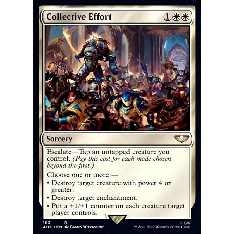 Collective Effort (Surge Foil) [Warhammer 40,000]