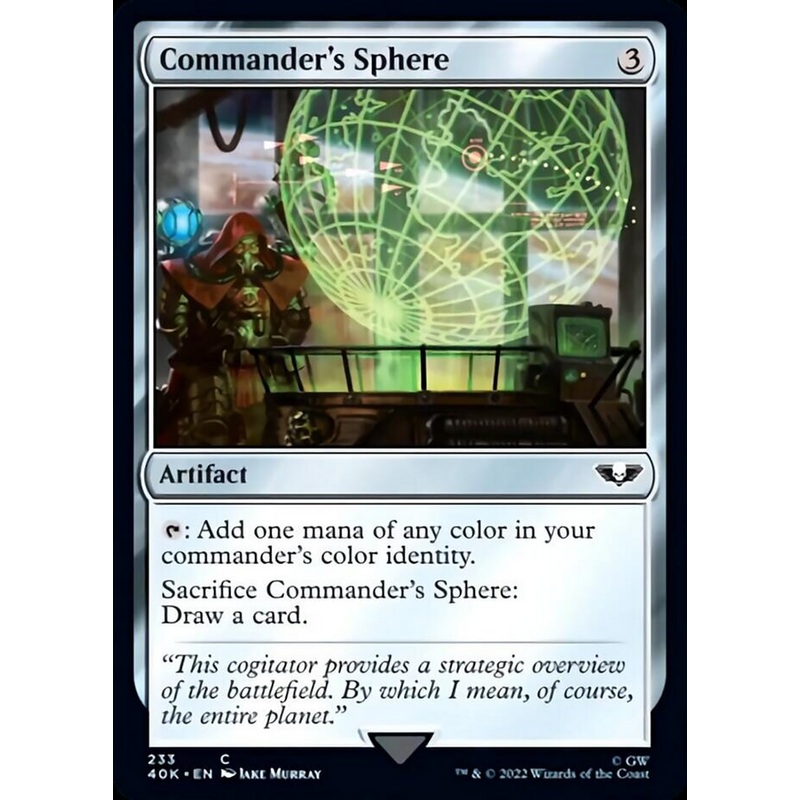Commander's Sphere (233) (Surge Foil) [Warhammer 40,000]