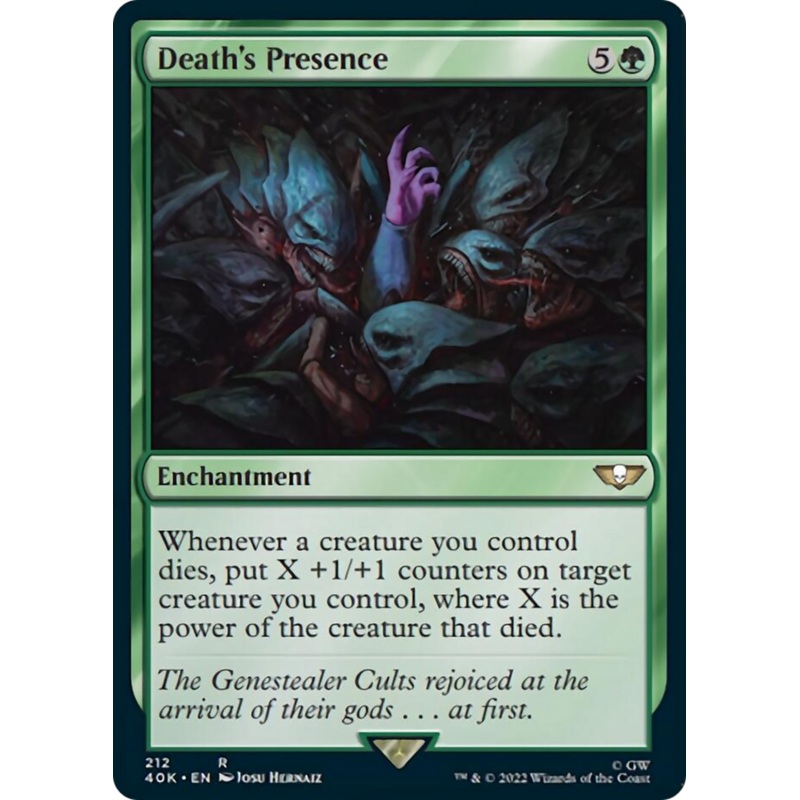 Death's Presence (Surge Foil) [Warhammer 40,000]