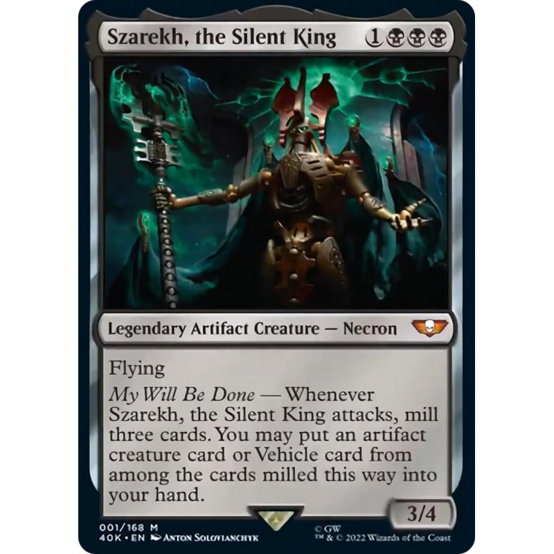 Szarekh, the Silent King (Surge Foil) [Warhammer 40,000]