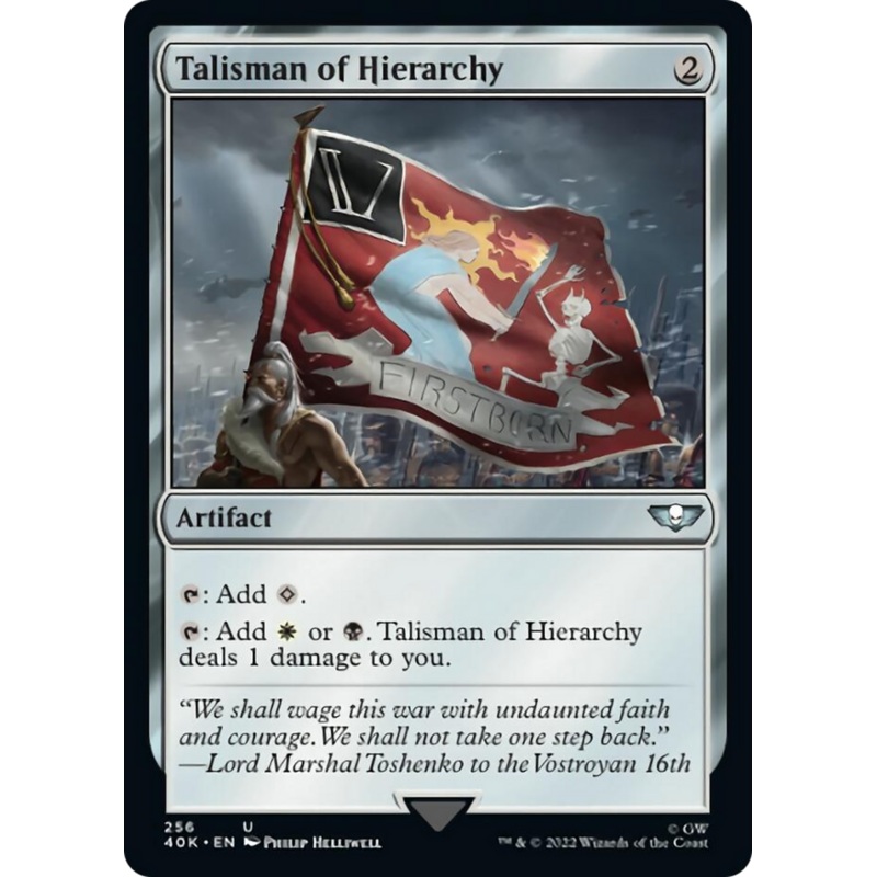 Talisman of Hierarchy (Surge Foil) [Warhammer 40,000]