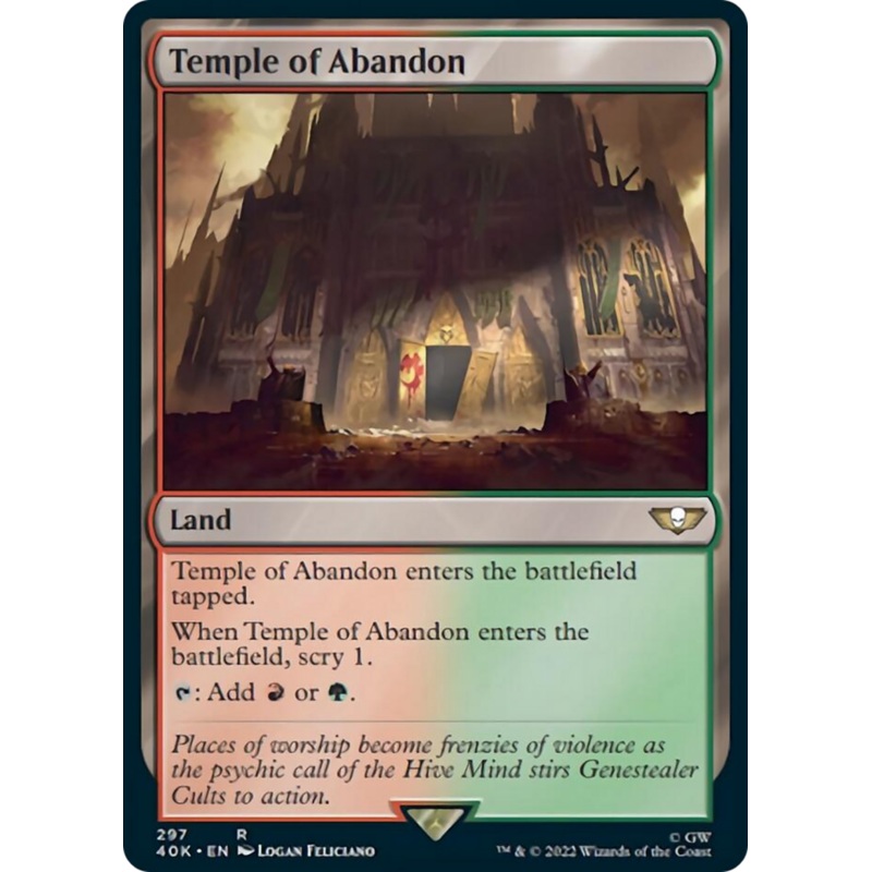 Temple of Abandon (Surge Foil) [Warhammer 40,000]