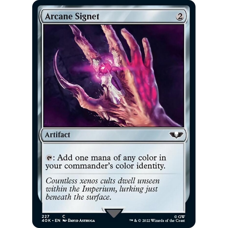 Arcane Signet (227) (Surge Foil) [Warhammer 40,000]