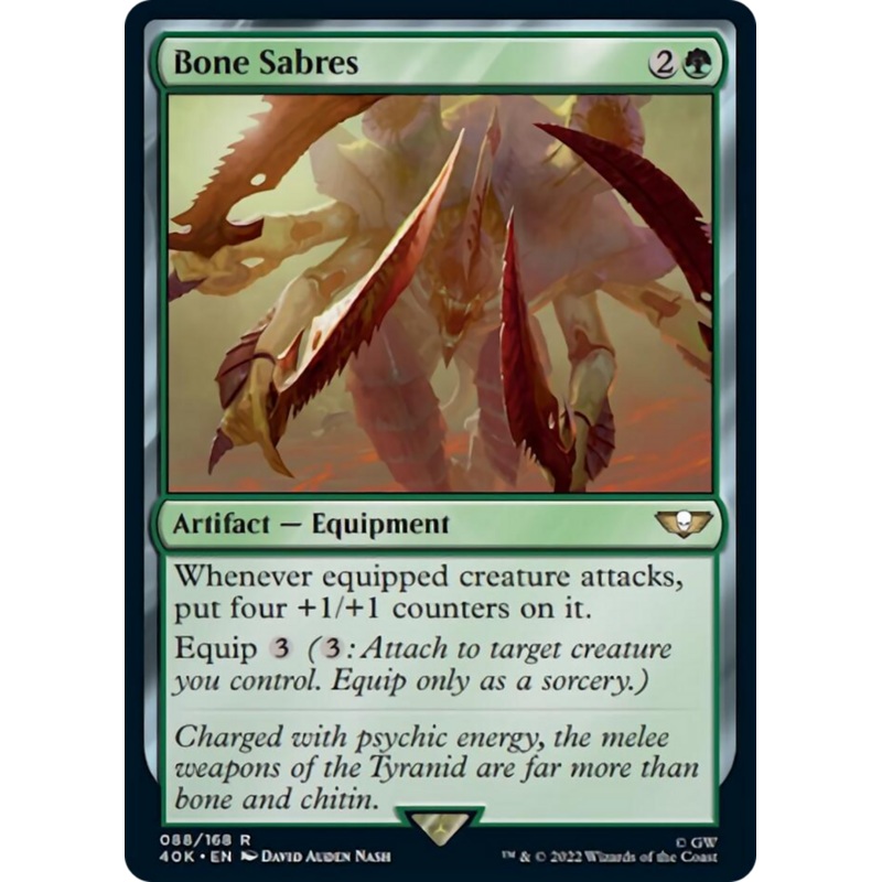 Bone Sabres (Surge Foil) [Warhammer 40,000]