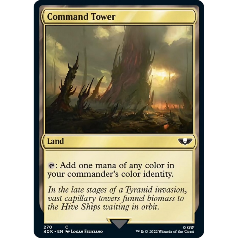 Command Tower (270) (Surge Foil) [Warhammer 40,000]