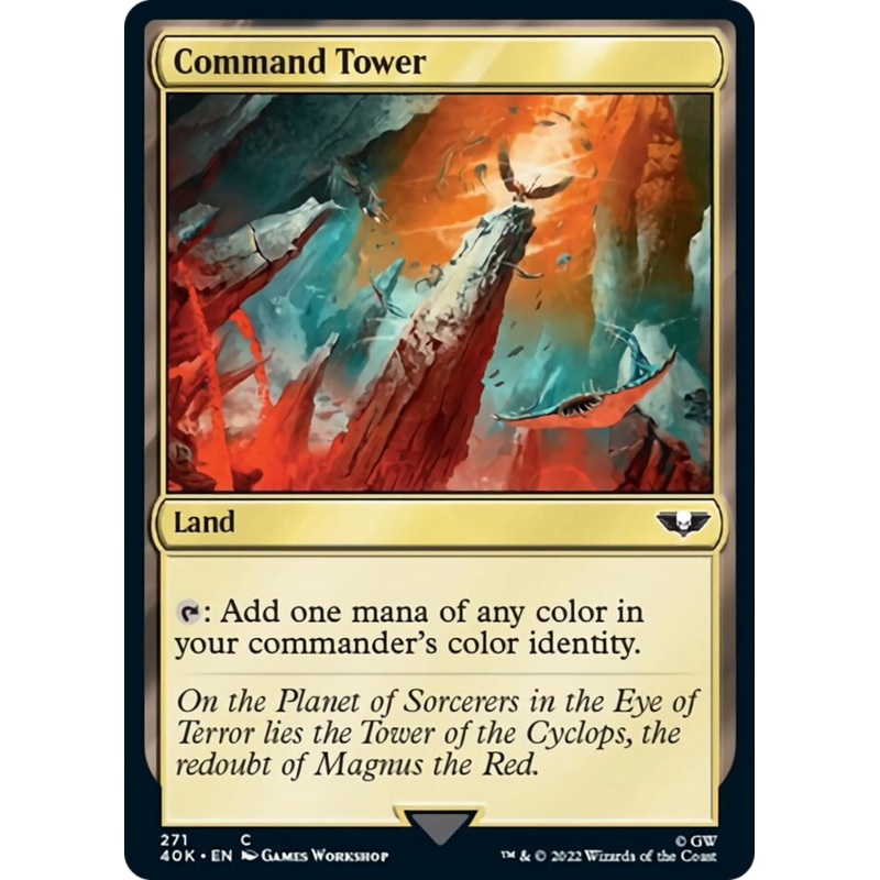 Command Tower (271) (Surge Foil) [Warhammer 40,000]