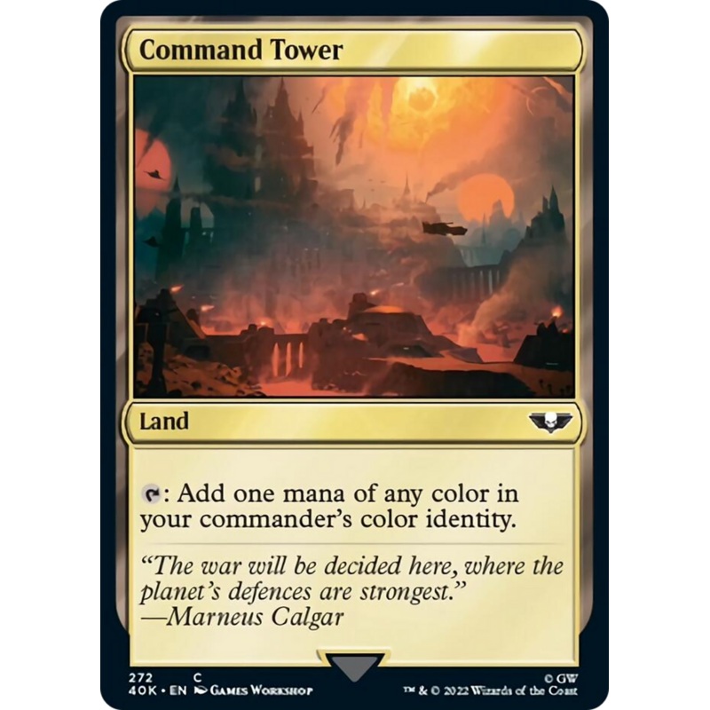 Command Tower (272) (Surge Foil) [Warhammer 40,000]