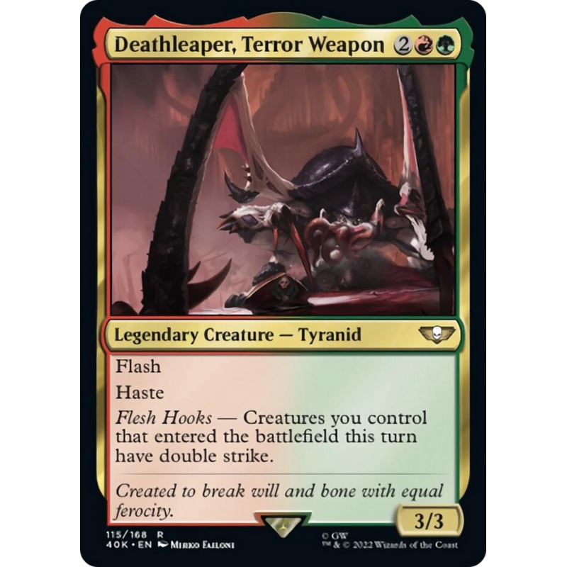 Deathleaper, Terror Weapon (Surge Foil) [Warhammer 40,000]