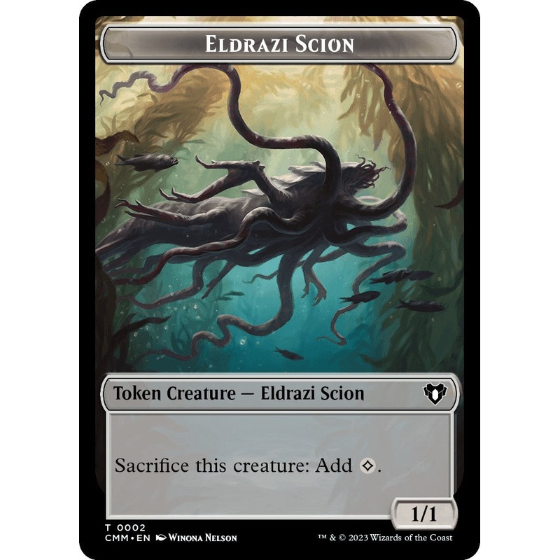 Eldrazi Scion // Phyrexian Beast Double-Sided Token [Commander Masters Tokens]
