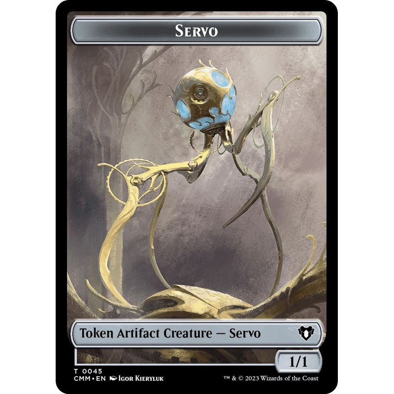 Servo // Construct (0041) Double-Sided Token [Commander Masters Tokens]