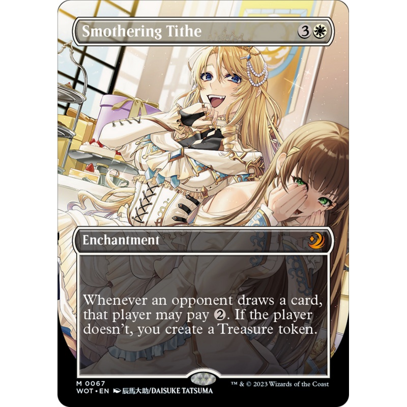 Smothering Tithe (Anime Borderless) [Wilds of Eldraine: Enchanting Tales]