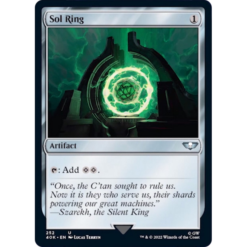 Sol Ring (252) (Surge Foil) [Warhammer 40,000]