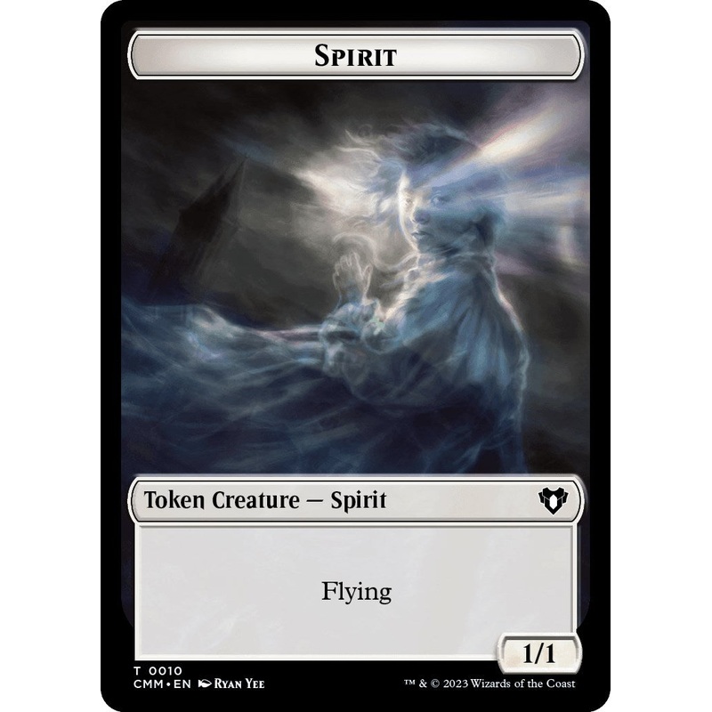 Spirit (0010) // Satyr Double-Sided Token [Commander Masters Tokens]