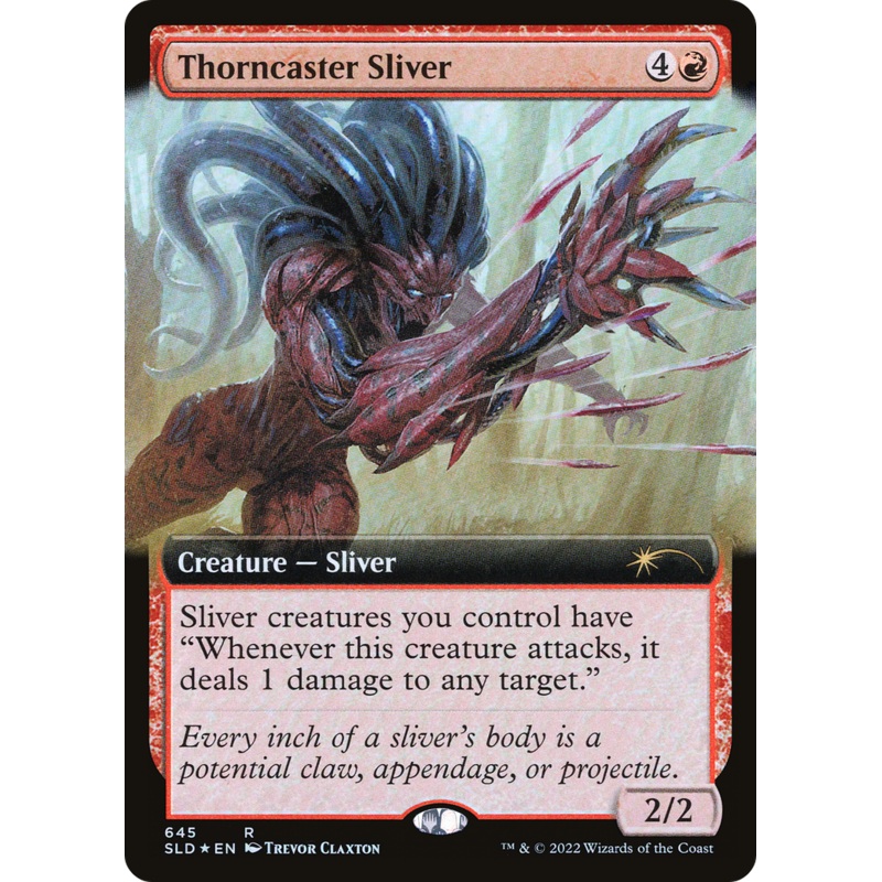 Thorncaster Sliver (Extended Art) [Secret Lair Drop Series]