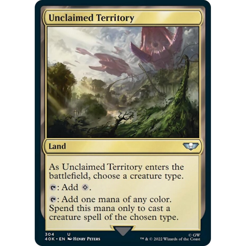 Unclaimed Territory (Surge Foil) [Warhammer 40,000]
