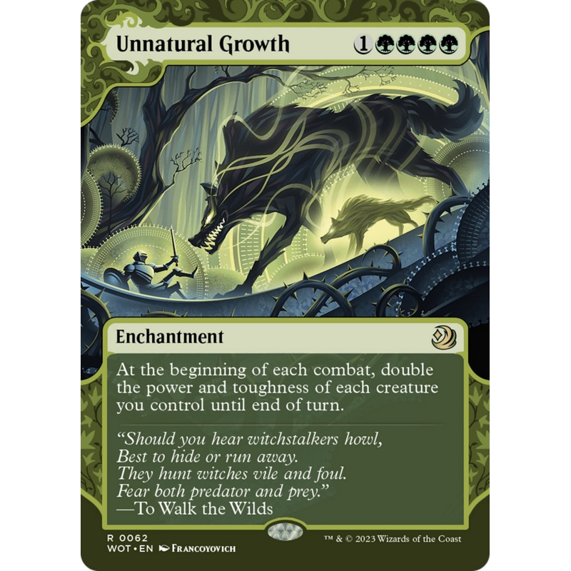 Unnatural Growth [Wilds of Eldraine: Enchanting Tales]