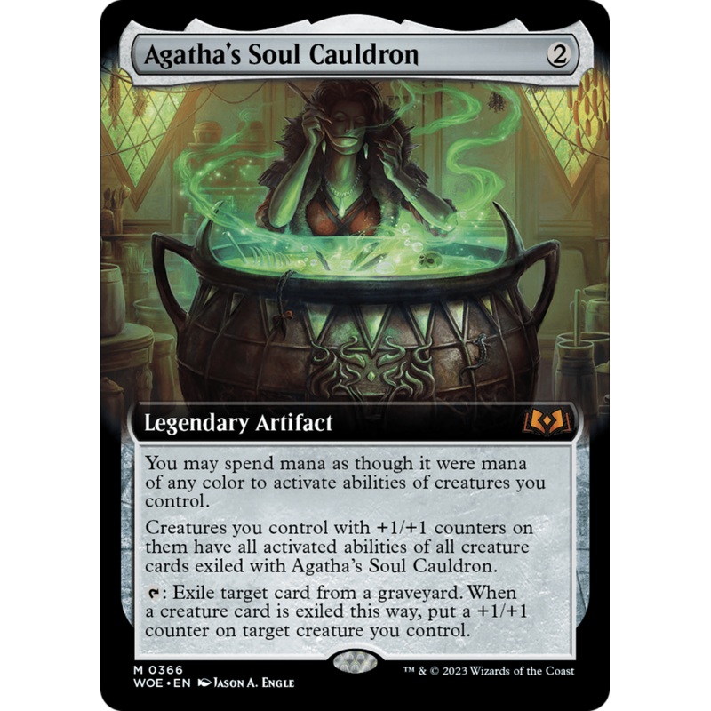 Agatha's Soul Cauldron (Extended Art) [Wilds of Eldraine]