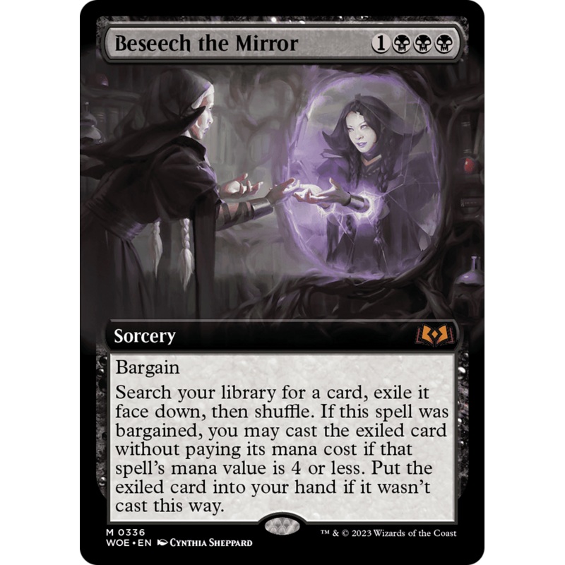 Beseech the Mirror (Extended Art) [Wilds of Eldraine]