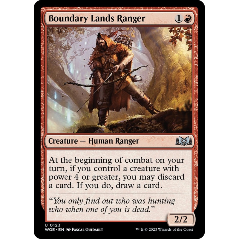 Boundary Lands Ranger [Wilds of Eldraine]