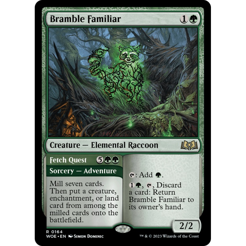 Bramble Familiar // Fetch Quest [Wilds of Eldraine]