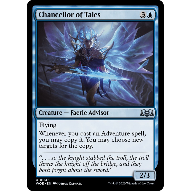 Chancellor of Tales [Wilds of Eldraine]