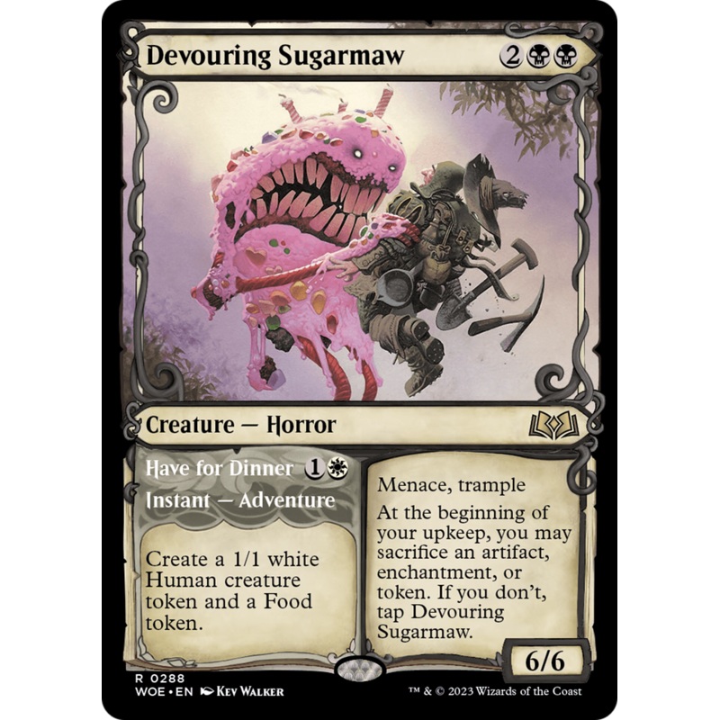Devouring Sugarmaw // Have For Dinner (Showcase) [Wilds of Eldraine]