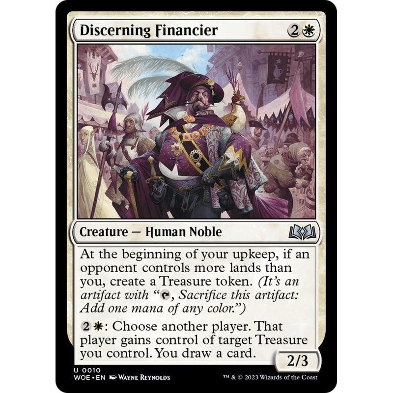 Discerning Financier [Wilds of Eldraine]