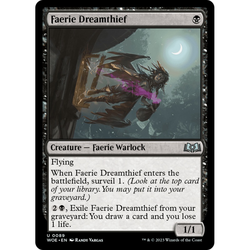 Faerie Dreamthief [Wilds of Eldraine]