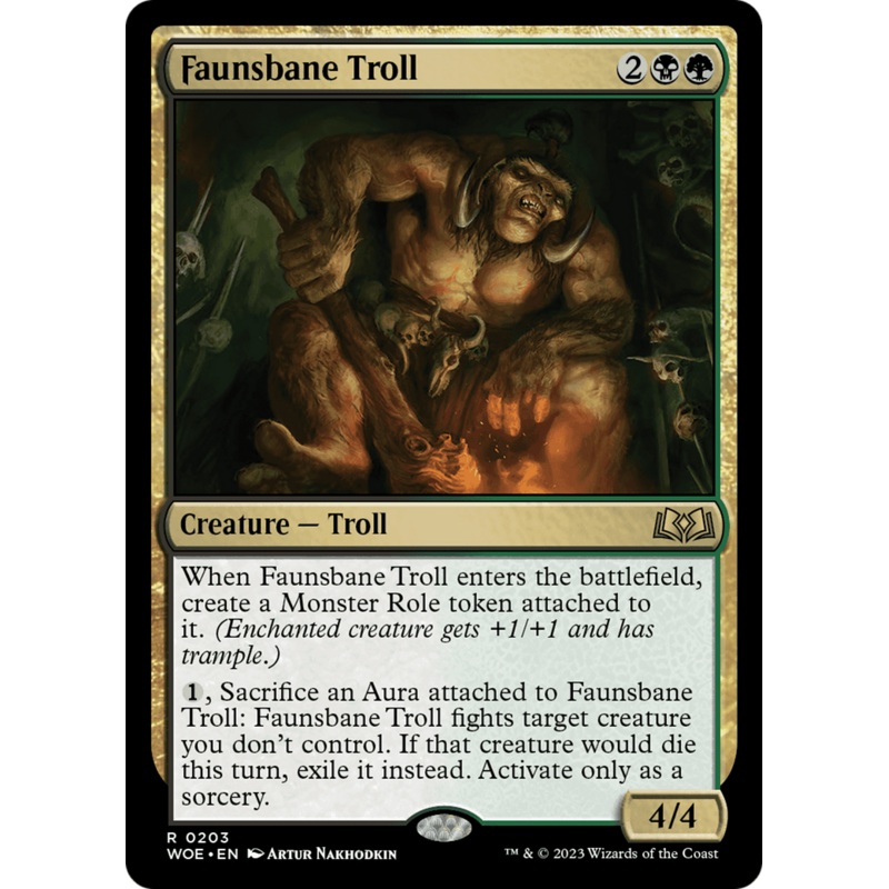 Faunsbane Troll [Wilds of Eldraine]