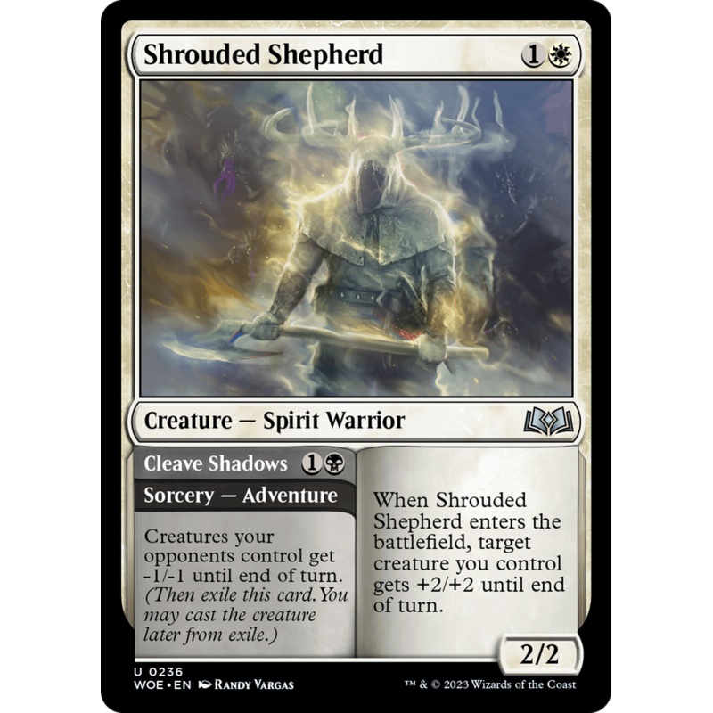 Shrouded Shepherd // Cleave Shadows [Wilds of Eldraine]