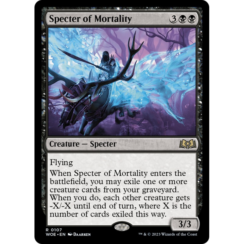 Specter of Mortality [Wilds of Eldraine]