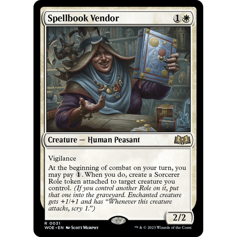 Spellbook Vendor [Wilds of Eldraine]