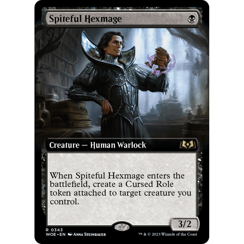 Spiteful Hexmage (Extended Art) [Wilds of Eldraine]