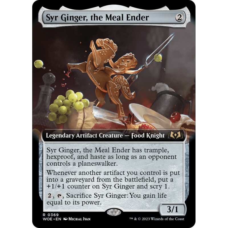 Syr Ginger, the Meal Ender (Extended Art) [Wilds of Eldraine]