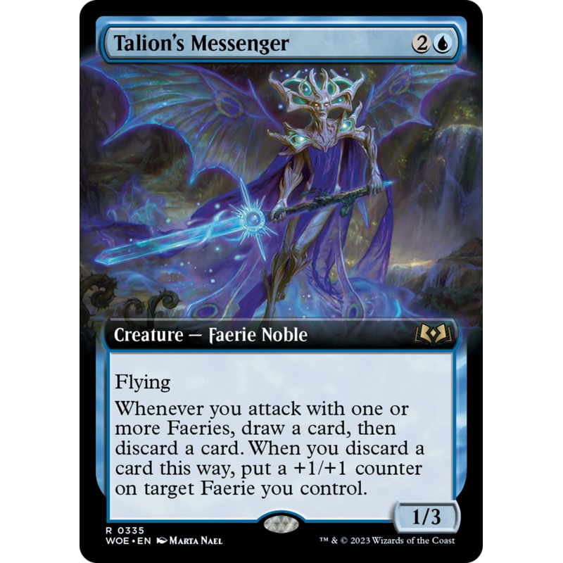 Talion's Messenger (Extended Art) [Wilds of Eldraine]