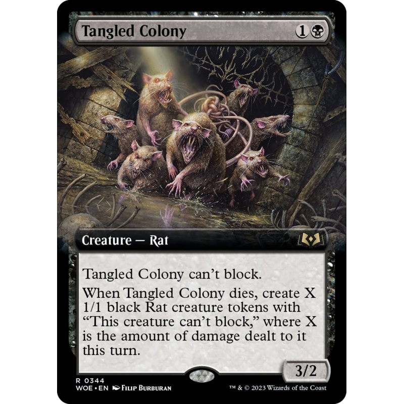 Tangled Colony (Extended Art) [Wilds of Eldraine]