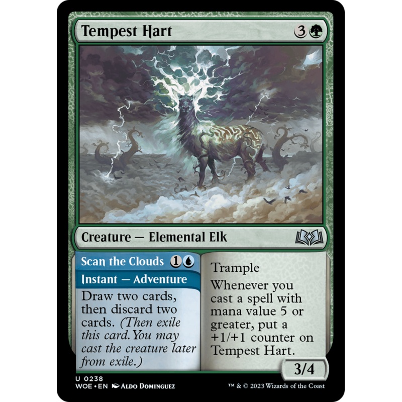 Tempest Hart // Scan the Clouds [Wilds of Eldraine]