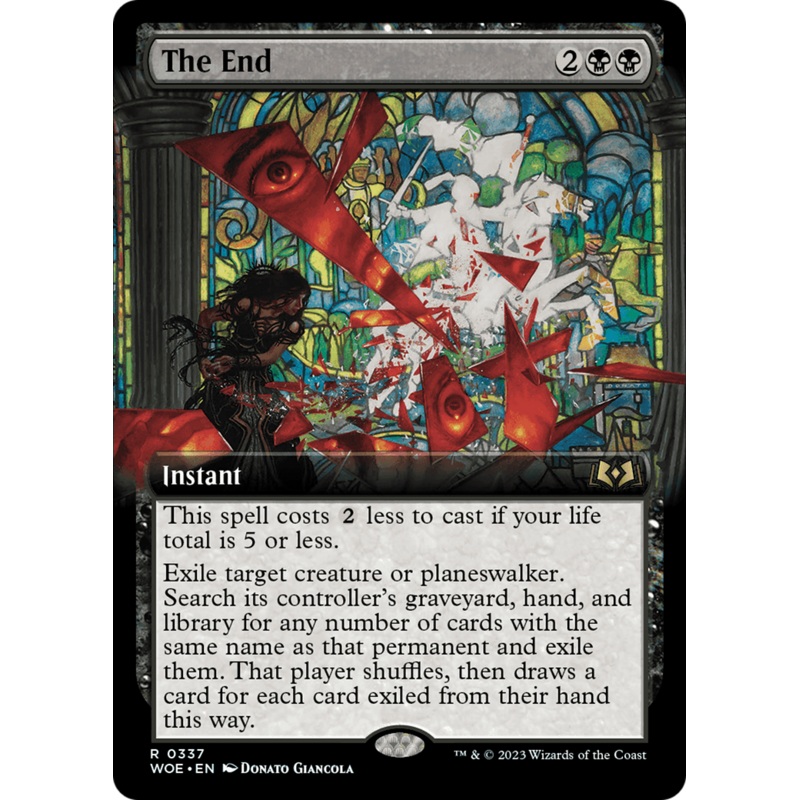 The End (Extended Art) [Wilds of Eldraine]