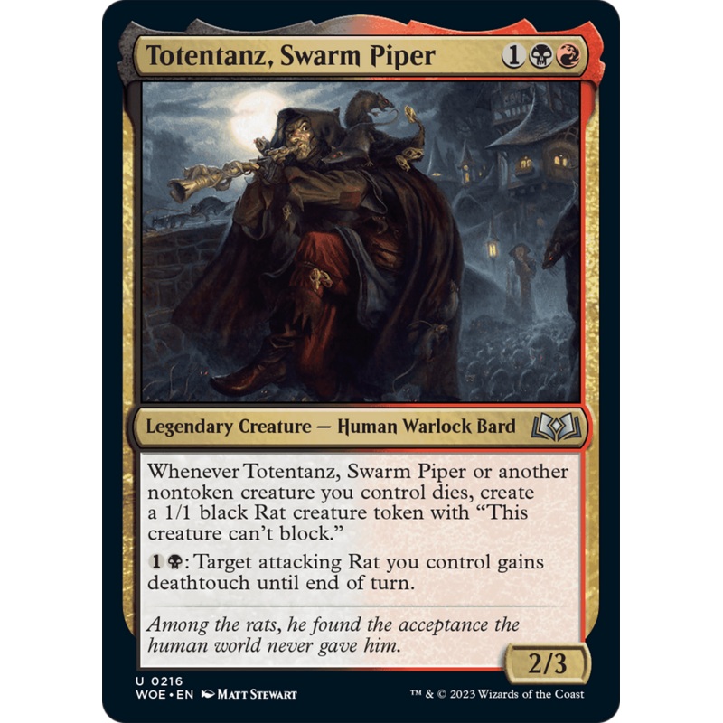 Totentanz, Swarm Piper [Wilds of Eldraine]