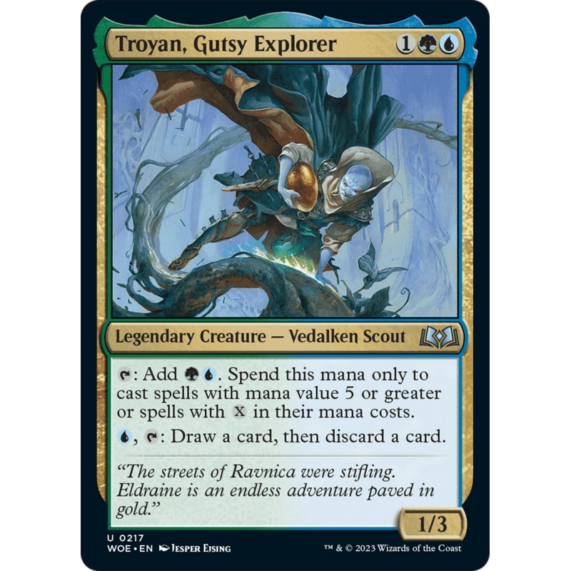 Troyan, Gutsy Explorer [Wilds of Eldraine]