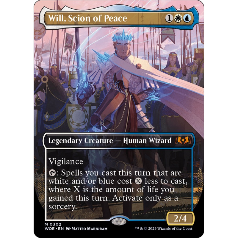 Will, Scion of Peace (Borderless Alternate Art) [Wilds of Eldraine]