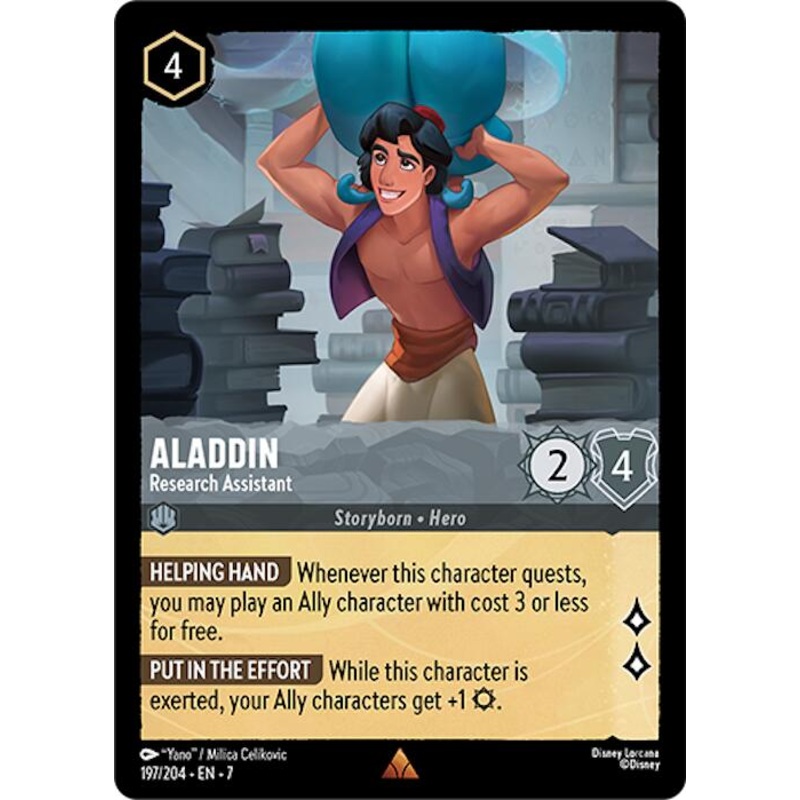 Aladdin - Research Assistant (197/204) [Archazia's Island]