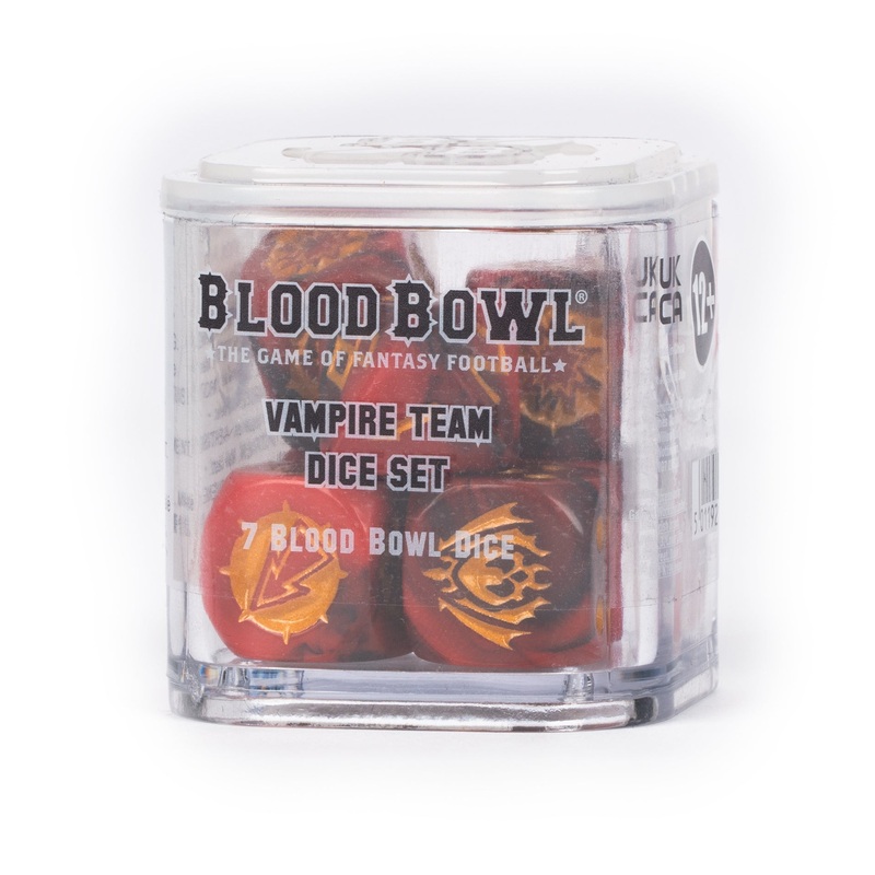 Blood Bowl Vampire Team Dice Set