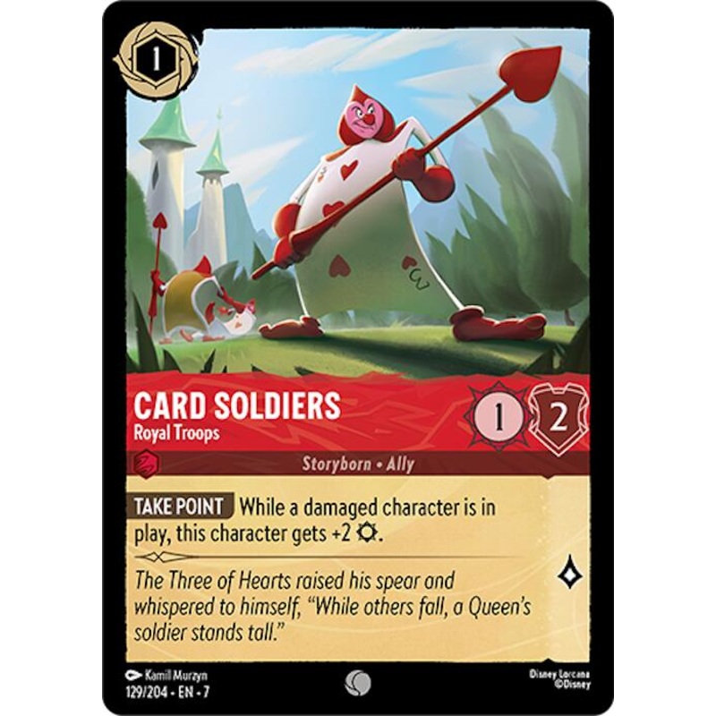 Card Soldiers - Royal Troops (129/204) [Archazia's Island]