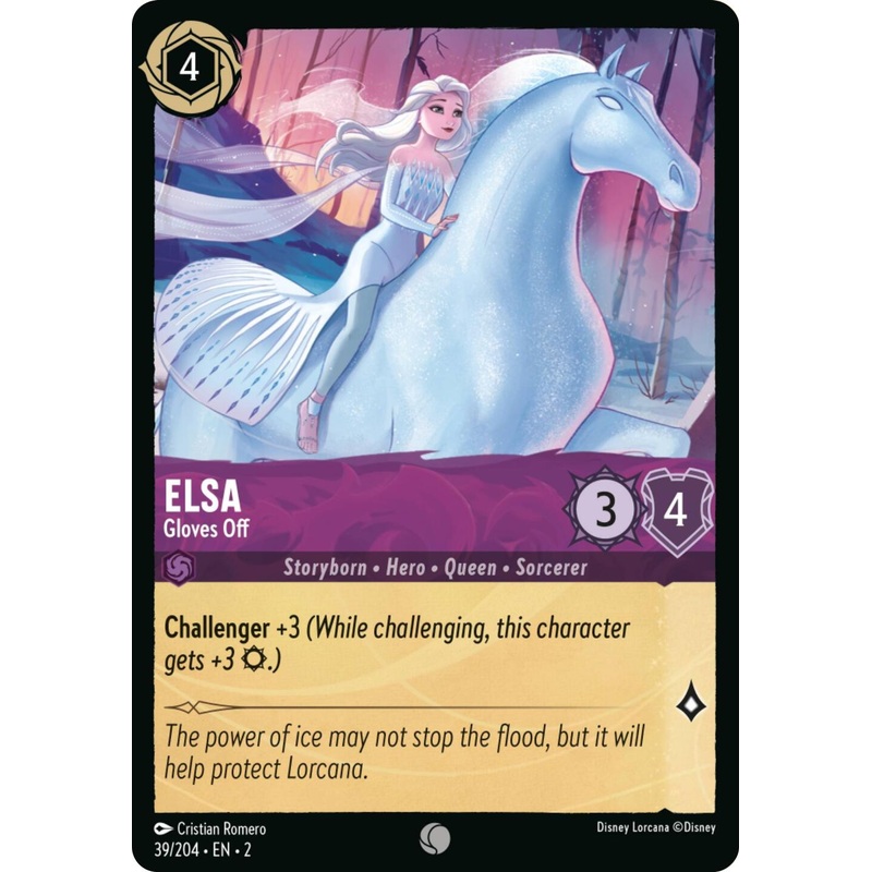 Elsa - Gloves Off (Errata Version) (39/204) [Rise of the Floodborn]