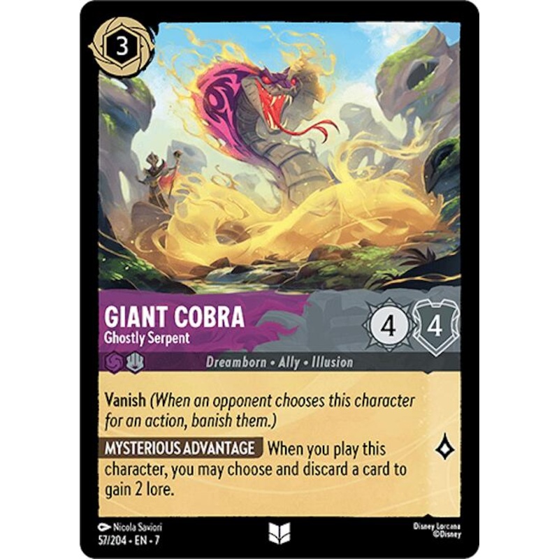 Giant Cobra - Ghostly Serpent (57/204) [Archazia's Island]