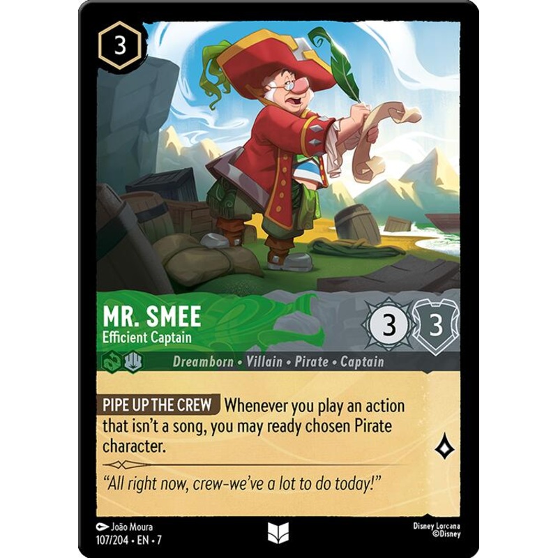Mr. Smee - Efficient Captain (107/204) [Archazia's Island]