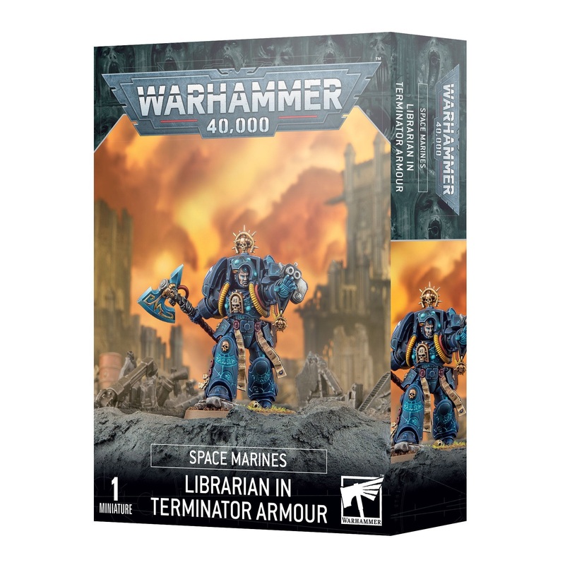 SPACE MARINES LIBRARIAN IN TERMINATOR ARMOUR