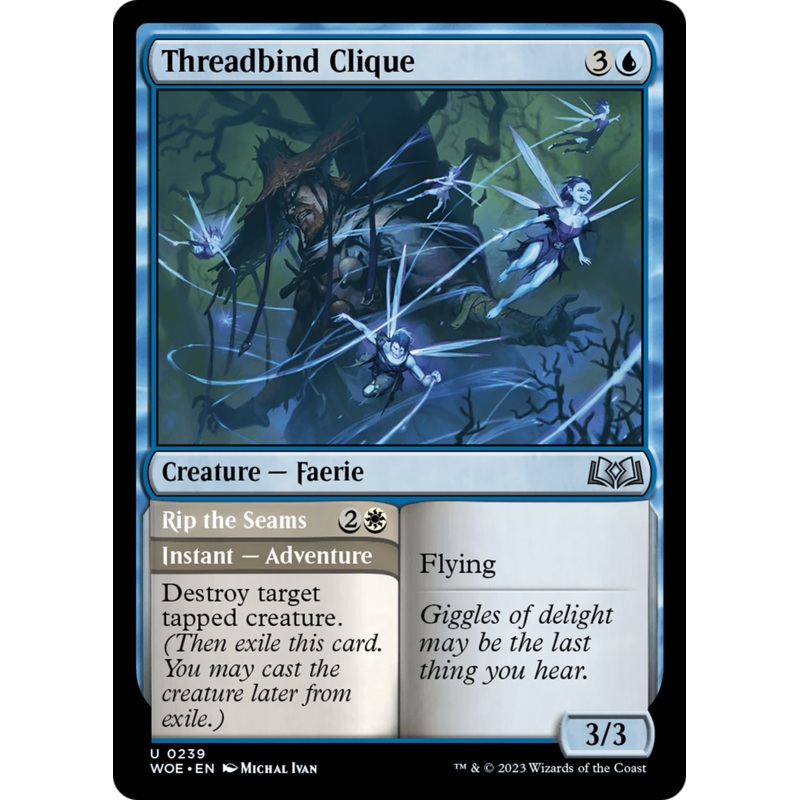 Threadbind Clique // Rip the Seams [Wilds of Eldraine]