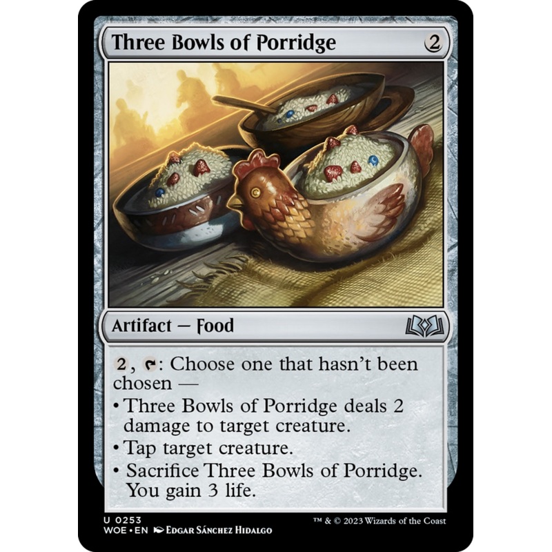 Three Bowls of Porridge [Wilds of Eldraine]